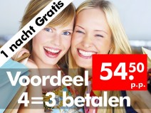 4 is 3 dagen hotel aanbiedingen